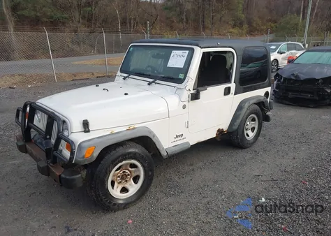 2004 Jeep Wrangler Sport Rhd from USA, damaged, VIN 1J4F449S04P732923